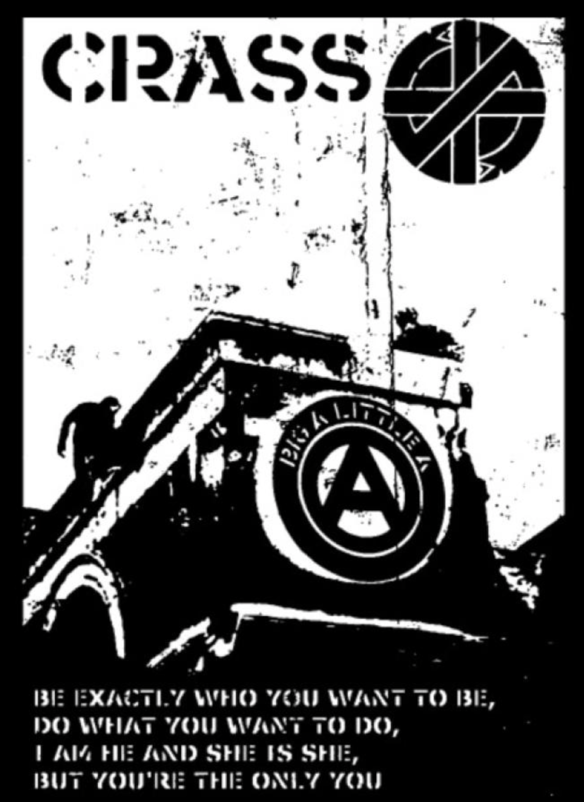 CRASS - Big A Little A - Patch